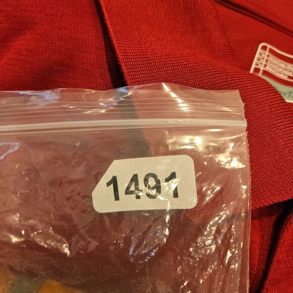 Cutter & Buck Red Long Sleeve Polo Shirt Mens XL Red CBDriTec Casual Office - Picture 10 of 11